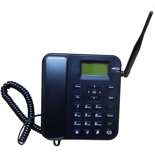 Topsonic S100 Fixed Wireless Landline Phone GSM SMS FM Dual SIM International